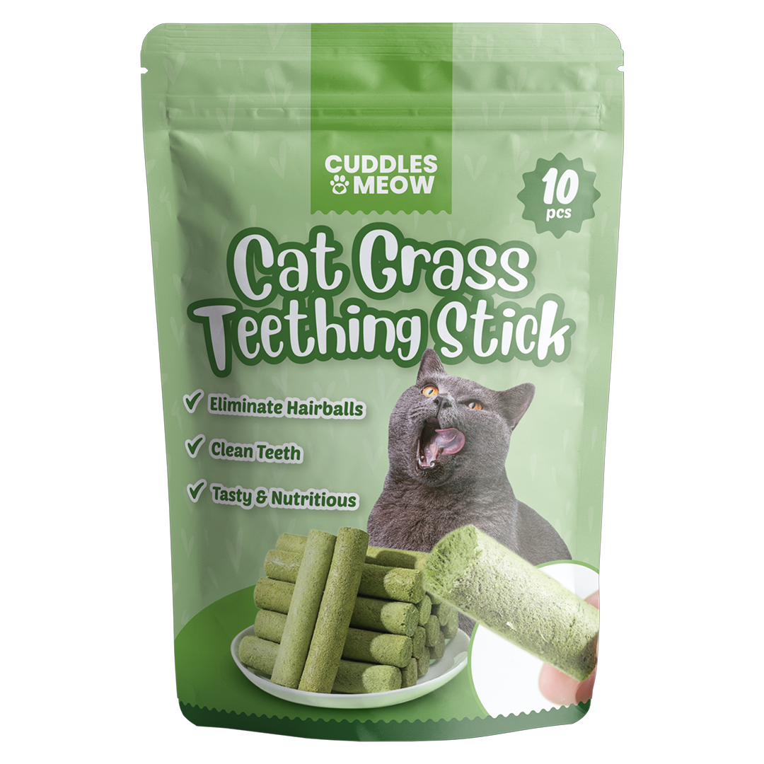 Cat Grass Teething Stick