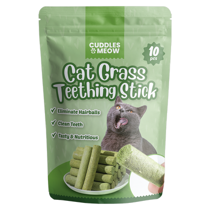 Cat Grass Teething Stick