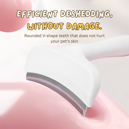 Curved Deshedding Comb