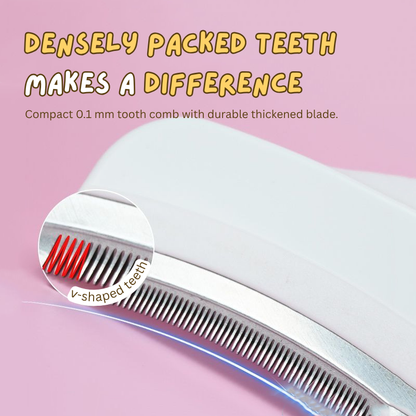 Curved Deshedding Comb