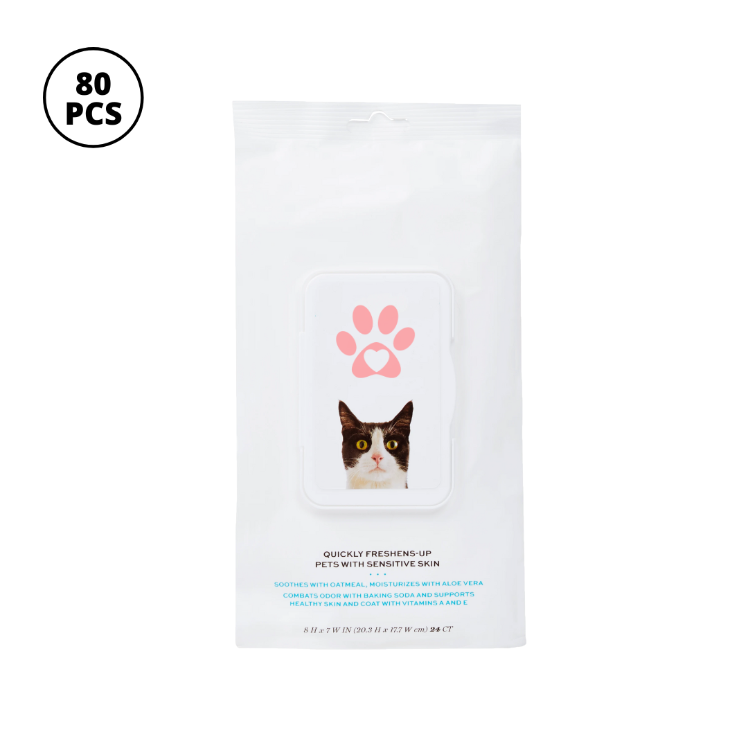Sticky Brush Pet Wipes (80 pcs)