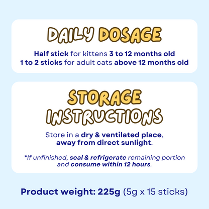 Fish Oil Puree Stick (15 Pcs)