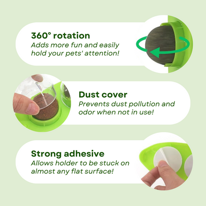 Stick-on Catnip Station