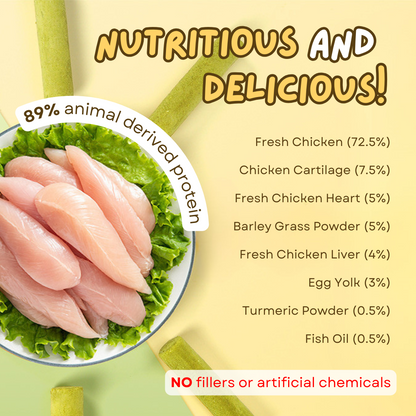 Cat Grass Teething Stick