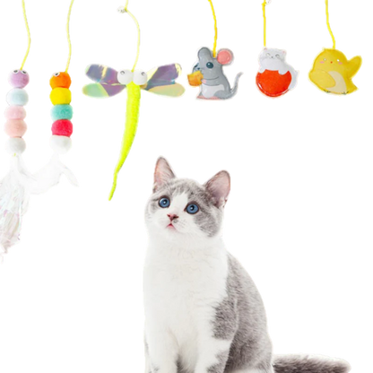 Dangling Cat Toy Set (6 PCS)