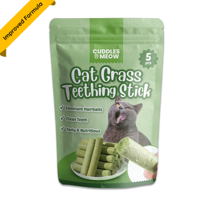 Cat Grass Teething Stick