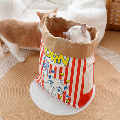 Cat Popcorn Bag